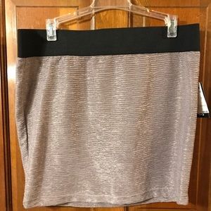 Metallic Sparkle skirt. Body contouring Size XL Mini Skirt-New by Stooshy